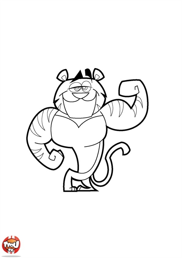 Kolorowanka Tygrys - Kreatywna Zabawa dla Dzieci kolorowanka do druku